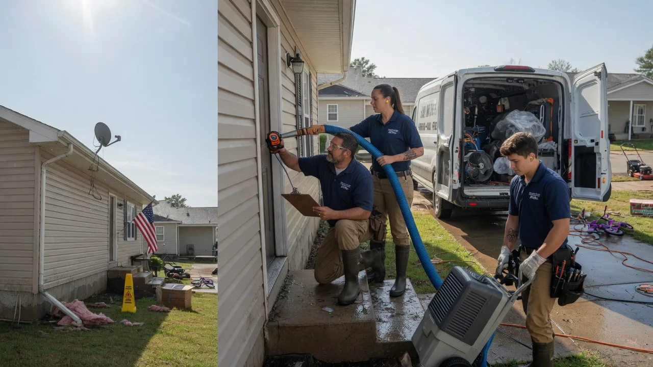 Ceiling Water Damage Restoration in Sherwood, AR near me
